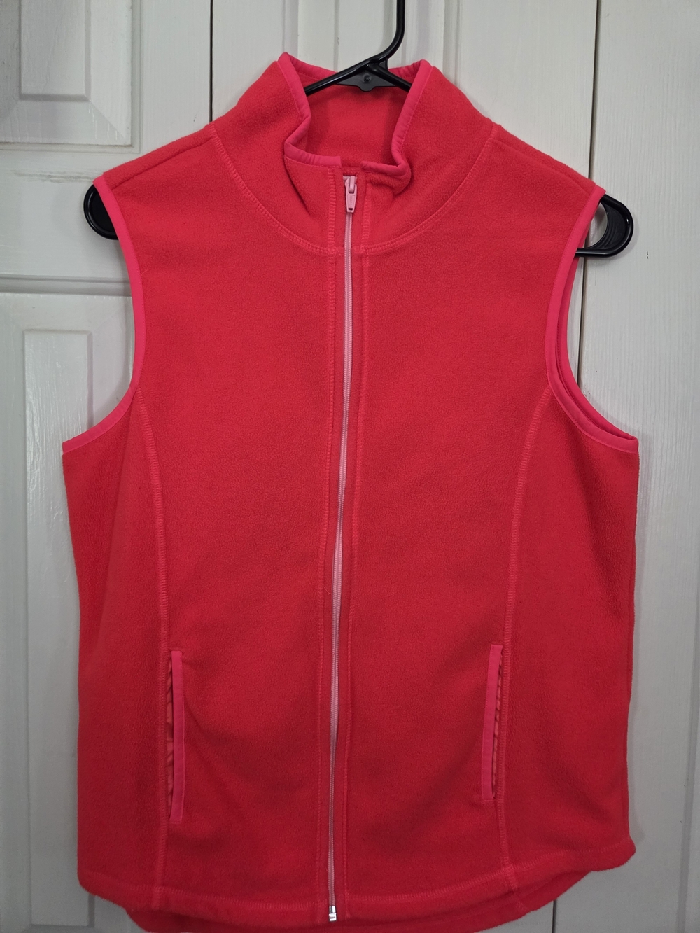 Old Navy Hot Pink/Coral Fleece Vest